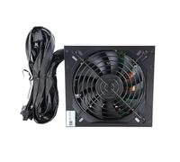 YIGZYCN Robusto 550 W ATX12 V tasa de computadora 550 W eficiencia de fuente de alimentación y tecnología de refrigeración silenciosa, condensadores de baja resistencia