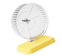 YIGZYCN Rueda de ejercicio para hámster para mascotas, juguete giratorio silencioso con piezas desmontables, seguro para animales pequeños enérgicos, durabilidad, rueda de correr para animales