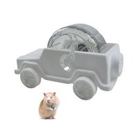 YIGZYCN Rueda individual para correr con diseño de jerbo, color gris claro, tamaño grande por hora, con animales pequeños