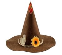YIGZYCN Sombrero de espantapájaros accesorio para disfraz de mago para adultos, hombres, mujeres, niños, para cosplay, fiesta, disfraz de Halloween