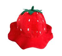 YIGZYCN Sombrero de fresa para doble compromiso, disfraz de boda, accesorios para fotos, fiestas, sombreros de dibujos animados para niños