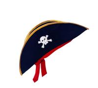 YIGZYCN Sombrero de pirata con luz LED, sombrero de disfraz de pirata para hombres y mujeres, bailes de máscaras, Halloween