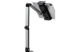 YIGZYCN Soporte ajustable para tablet con rotación de 360 grados y brazo plegable para montaje de abrazadera de escritorio, multifuncional