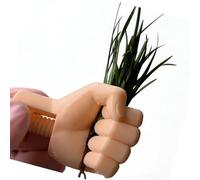 YIGZYCN Soporte creativo para plantas, accesorio único, altura regulable, para decoración del hogar, oficina, jardín, novedoso soporte impreso en forma de brazo