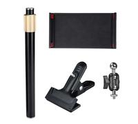 YIGZYCN Soporte de barra telescópica de rotación de 360 grados, flexible para dispositivos de 4.5 a 11 pulgadas, durabilidad de metal y varilla retráctil