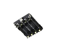 YIGZYCN Soporte de batería compatible con placa de desarrollo 18650 con diseños de 4 ranuras y características, funda de baterías, fuente de alimentación robótica