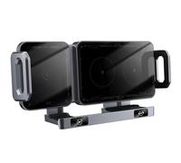 YIGZYCN Soporte de carga de coche de enfriamiento rápido de 15 W, soporte ajustable para teléfono, apertura y cierre automático, agarre estable, giratorio de alta capacidad, soporte de carga de