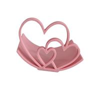 YIGZYCN Soporte de corazón para decoración de baño, dispensador de papel funcional para cafetería, hotel, hogar, fácil de instalar, soporte para inodoro