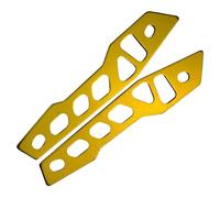 YIGZYCN Soporte de parabrisas para motocicleta seleccionada, tiras decorativas de aleación de aluminio, modificadas, fácil fijación, soporte de montaje para parabrisas de motocicleta