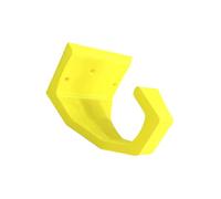 YIGZYCN Soporte de pared con gancho deslizante, almacenamiento vertical eficiente en el espacio para sectores pequeños, estante vertical con cierres seguros