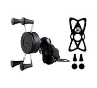 YIGZYCN Soporte de teléfono para motocicleta, giratorio de 360 grados, soporte para bicicletas de vehículo eléctrico, accesorios de motocicleta, fácil instalación, soporte para bicicletas de vehículo