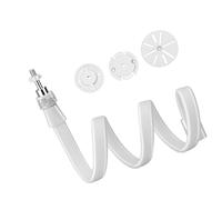 YIGZYCN Soporte flexible para cámara de manguera con tornillo de 1/4 y abrazadera para instalación de monitor de seguridad de cuna de bebé, ángulos ajustables, fácil montaje para monitor de bebé