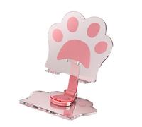 YIGZYCN Soporte plegable transparente para tablet con base antideslizante reforzada para mejores ángulos de visión