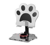 YIGZYCN Soporte plegable transparente para tablet con base antideslizante reforzada para mejores ángulos de visión