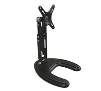 YIGZYCN Soporte rígido para monitor de 10 a 27 pulgadas, ajustable, base de rotación de 360 grados, fuerte capacidad de carga, soporte de escritorio para escritorio