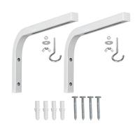 YIGZYCN Soportes de techo para proyector en forma de L para montaje en techo y pared con juego de instalación completo