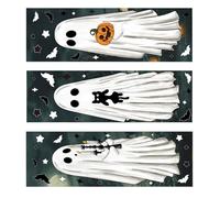 YIGZYCN Statics - Calcomanía para ventana de Halloween, diseño de murciélagos fantasmales, no deja residuos, diseño fantasmal para ventana