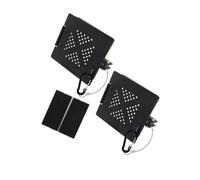 YIGZYCN Tapa cuadrada resistente a la intemperie, solución de almacenamiento segura para mangueras de alcantarillado, equipo de camping, cubierta de metal resistente a los rayos UV, tapas de extremo