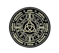 YIGZYCN Tapete de péndulos de astrología de constelaciones, mantel de goma, decoración de escritorio, tarots, tarjetas, péndulos, ceremonias, suministros de brujería, decoración de escritorio