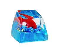 YIGZYCN Tecla de resina con efecto de retroiluminación para teclados mecánicos personalización en 4 opciones de color, teclas coloridas