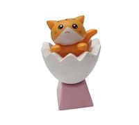 YIGZYCN Tecla personalizable de animales con diseño de gatito para teclados mecánicos, configuraciones de juego cruzadas, teclas de repuesto