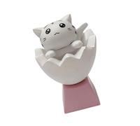 YIGZYCN Tecla personalizable de animales con diseño de gatito para teclados mecánicos, configuraciones de juego cruzadas, teclas de repuesto