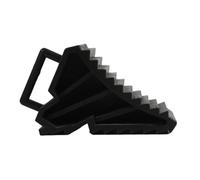 YIGZYCN Tope de neumático de vehículo todo terreno, base antideslizante, instalación sin esfuerzo, calzas de rueda de almacenamiento para remolque