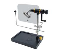 YIGZYCN Tornillo de banco giratorio portátil ligero para atar moscas, herramienta ajustable para atar moscas, bancas, señuelos