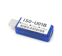 YIGZYCN U01B - Aislador USB 2.0 con voltajes de aislamiento de 1500 V CC para equipos sensibles al ruido y dispositivos de control industrial, divisor de ruido USB, divisor de depuración USB