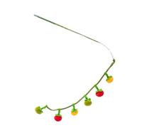 YIGZYCN Varita de juego para actividades activas de mascotas y vinculación de tomates coloridos, ejercicio para gatos felinos, juguete interactivo para ejercicio