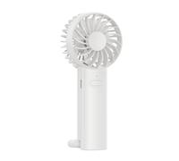 YIGZYCN Ventilador de mano portátil de 3 velocidades ajustable de 1200 mAh, batería recargable, ventilador de refrigeración para viajes, viajes al aire libre, maquillaje, ventilador de viaje ligero