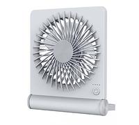 YIGZYCN Ventilador de mesa pequeño potente con batería recargable de 2000 mAh, ventilador eléctrico silencioso para dormitorio, oficina, viajes, USB, ventilador de escritorio