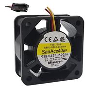 YIGZYCN Ventilador de refrigeración para servidor DENKIE SanAce40WF 9WF0424H6D05A 24V 0.08A 4020 131212P 3pin