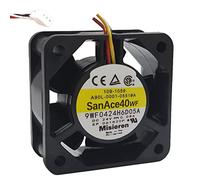 YIGZYCN Ventilador de refrigeración para servidor DENKIE SanAce40WF 9WF0424H6D05A 24V 0.08A 4020 131212P 3pin
