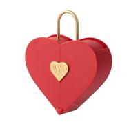YIGZYCN Versátil joyero con forma de corazón para collares, aretes, anillos, almacenamiento de joyas con corazón