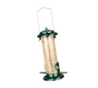 YIGZYCN Vintage Styles - Comedero para pájaros de dos puertos, construcción de metal, ratones de bajo mantenimiento, para exteriores, piedra para pájaros