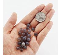 YIHANSS 10pcs 0.26 ''-. 33 '' Cristal mágico Azul Goldstone Ball Divination Sphere Ornament para Fengshui, Scrying, Decoration, Buddha Breads Good Luck Amulet Gift Crystal