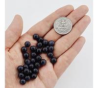 YIHANSS 10pcs 0.26 ''-. 33'''''Magic Crystal Blue Goldstone Ball Divination Sphere Ornament para Fengshui, Scrying, Decoration, Buddha Peads Beads Good Luck Amulet Regalo Cristal