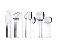 YIHANSS 24 Piezas Conjunto de vajillas de vajilla Blanca Cadeneros de Acero Inoxidable de Acero Inoxidable Siltware Spoon Spoon Spoon Spoon Spoon Spoon Spoon (Color: Oro Verde) (Oro) (Oro)