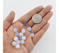 YIHANSS 30pcs 0.26 ''-. 33 '' Cristal mágico Azul Goldstone Ball Divination Sphere Ornament para Fengshui, Scrying, Decoration, Buddha Beads Good Luck Amulet Gift Crystal