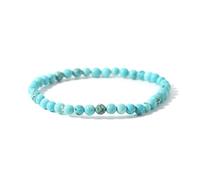 YIHANSS Bracelet para mujeres Mini Mini Pedro Natural Energía elástica Pulsera elástica Mujeres Parejas Simples Oco Viajes Viajes Moda Amistad Joyería (Tamaño: 19 cm, color: J)