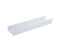 YIHANSS Caddy de ducha de los estantes de baño modernos, organizador de adhesivos sin enrollamiento, rejilla minimalista de aluminio para almacenamiento de cocina y ducha, blancos 50 cm