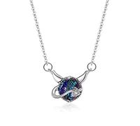 YIHANSS Collares S925 Sterling String SEMH Diable STARLINE Stone Hip Hop Minimalista de joyería Boho Boho Regalo para Mujeres, Plata (Color: Plata)