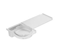 YIHANSS Estantes de baño montados en la Pared: una Moderna Rejilla de Almacenamiento de inodoros de plástico con cenicero de Acero Inoxidable, sin Ducha de Taladro Que Ahorra Espacio, Plata