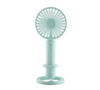 YIHANSS Handheld Fan,USB Fan,Hand Fan,Mini Handheld Small Electric Fan Portable Rechargeable Fan Office Desk Student Dormitory Holding Small/Green, White Mini Fan (Color : Green)