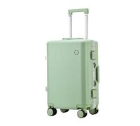 YIHANSS Menugador de Viajes de Negocios Equipaje de Carcasa Dura con Marco de Aluminio, Maleta de la Maleta de la Rueda Universal sin Cremallera de policarbonato (Color: G, tamaño: 24 ")