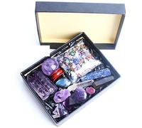 YIHANSS Natural Colorido Adorno de Piedra de Cristal Chakra Grava Obelisk Bola de Colgante Rosa corzo de Piedra mínima Muestra Mineral Reiki decoración