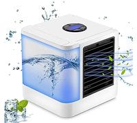 YIHANSS Ventilador de Aire de Aire Ventilador USB para el refrigerador evaporativo, 3 Aire Acondicionado móvil portátil de Velocidad de Velocidad de Viento, Ventilador de enfriamiento de Agua 3 en 1,