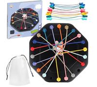 YIHAOH 10 Cuerdas de Colores Juego Rompecabezas de Cuerda Retorcida, Interacción Entre Padres e Hijos Juego de Cuerda, Rope Dorting Puzzle Puede Utilizarse para Entrenar el Pensamiento Lógico