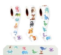 YIHAOH 1500 Piezas Pegatinas Infantiles Animales, Pegatinas de Animales para Niños, Rollo de Stickers Infantiles, Motivacionales para Niños, Aptas para Diario, Cuaderno